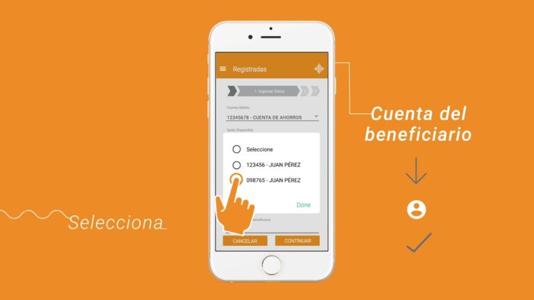 Guía para realizar una transferencia interna en Banco Santander México